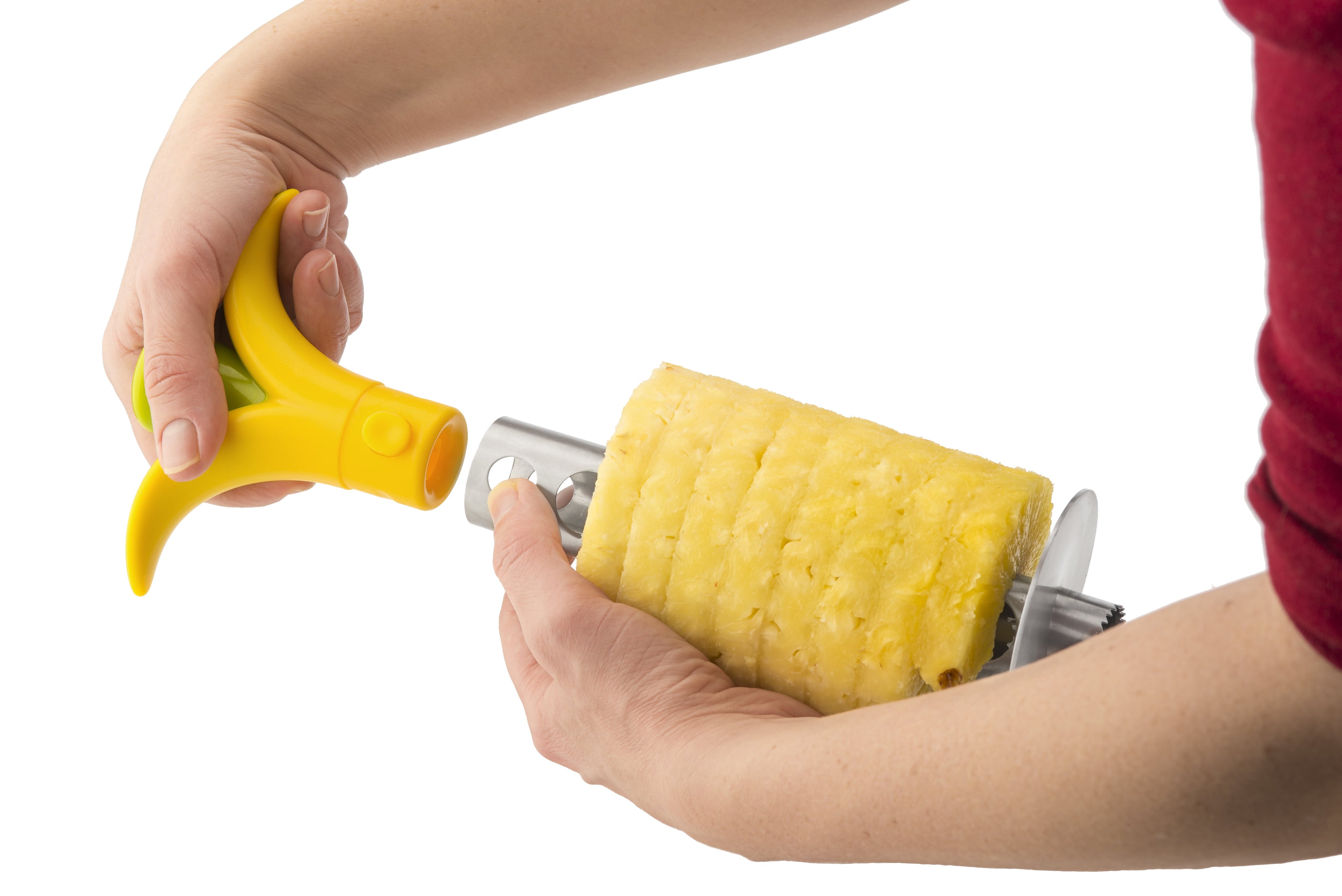 Pineapple Corer and Slicer, Yellow