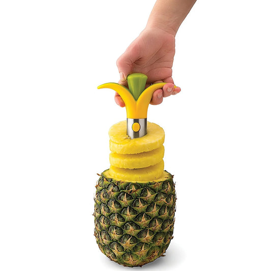 Pineapple Corer and Slicer, Yellow